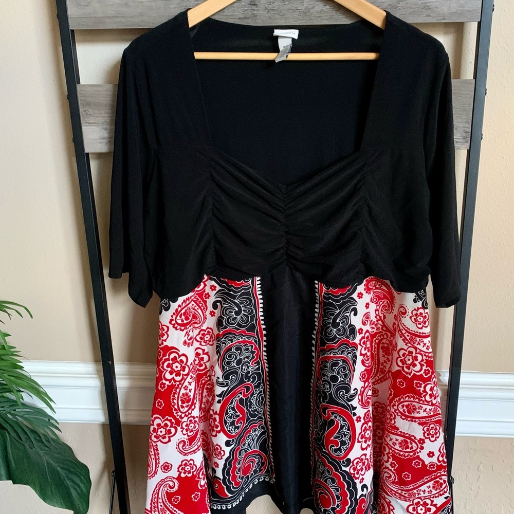 Venezia Sweetheart Bandana Blouse Top Shirt 18/20 - A005